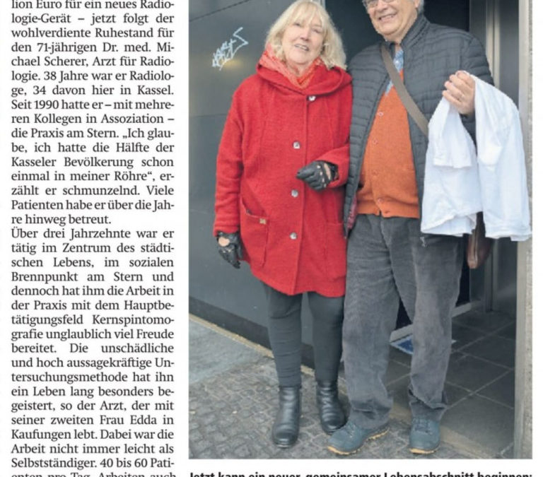 Dr. Michael Scherer verabschiedet sich in den Ruhestand